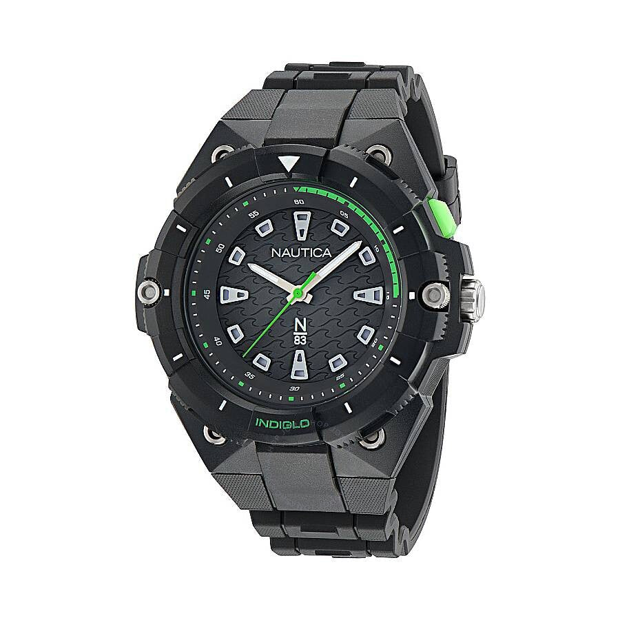 Nautica Coronado Bay Quartz Black Dial Men's Watch NAPCNS404 - Dawson Watches