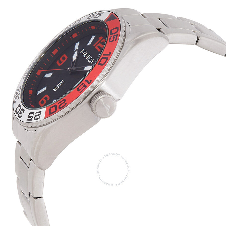 Nautica Finn World Black Dial Men's Watch NAPFWS306 - Dawson Watches #2
