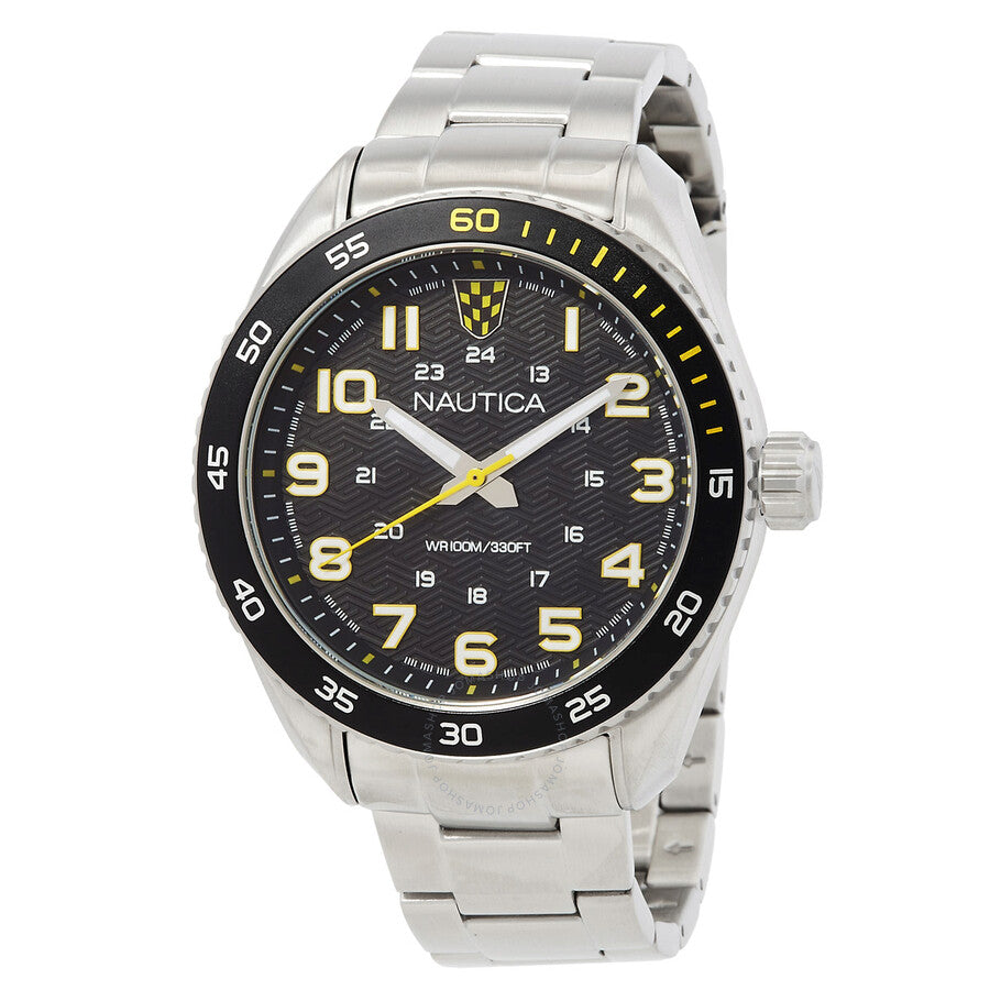 Nautica Key Biscane Quartz Black Dial Men's Watch NAPKBS224 - Dawson Watches