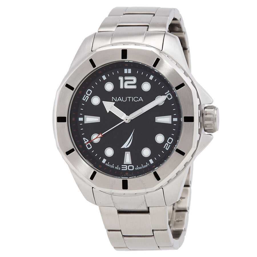 Nautica Koh May Bay Quartz Black Dial Men's Watch NAPKMF205 - Dawson Watches