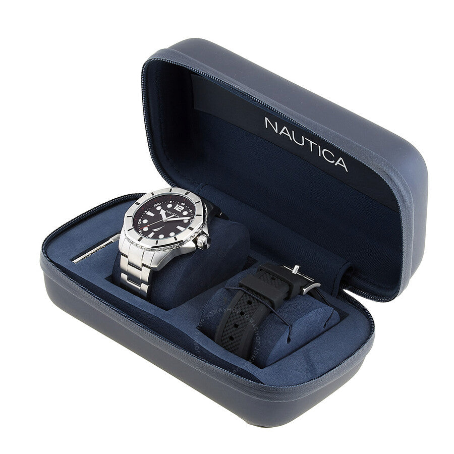 Nautica Koh May Bay Quartz Black Dial Men's Watch NAPKMF205 - Dawson Watches #4