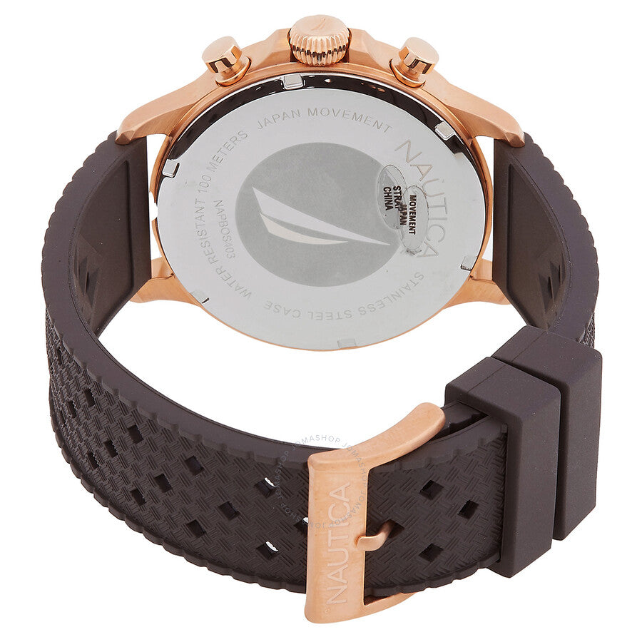 Nautica NCT Blue Ocean Chronograph Quartz Rose Gold Dial Men's Watch NAPBOS403 - The Watches Men & Co #3