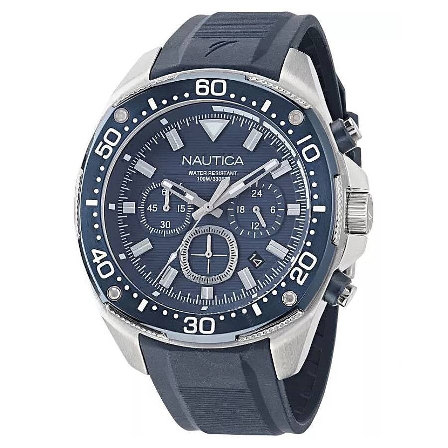 Nautica NCT Blue Sail Chronograph Quartz Blue Dial Men's Watch NAPBSF403 - Dawson Watches