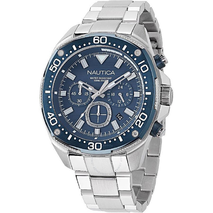 Nautica NCT Blue Sail Chronograph Quartz Blue Dial Men's Watch NAPBSF407 - Dawson Watches