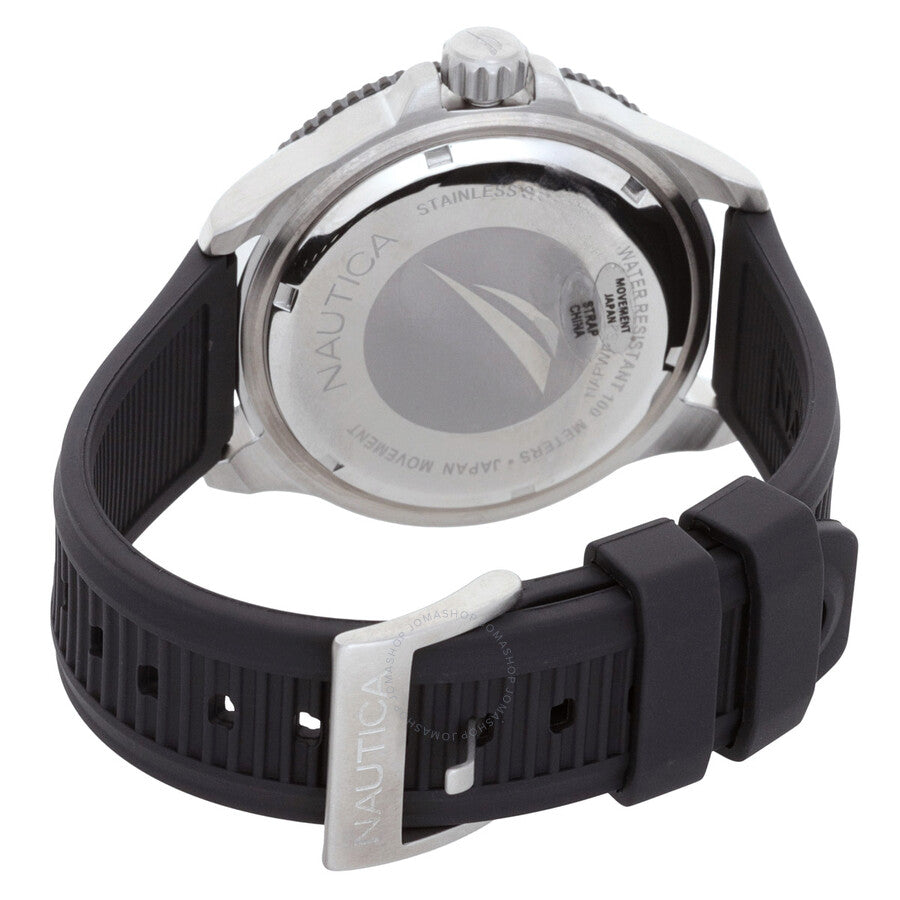 Nautica Nct Windros Multifunction Quartz Black Dial Men's Watch NAPWRS403 - The Watches Men & Co #3