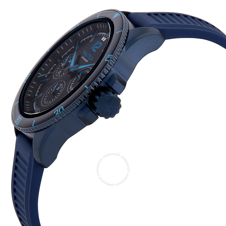Nautica Nct Windros Multifunction Quartz Black Dial Men's Watch NAPWRS401 - The Watches Men & Co #2