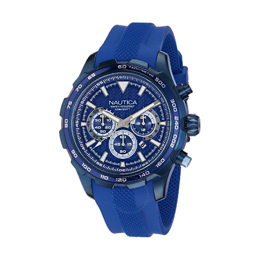 Nautica Nst Chronograph Quartz Blue Dial Men's Watch NAPNSF305 - Dawson Watches