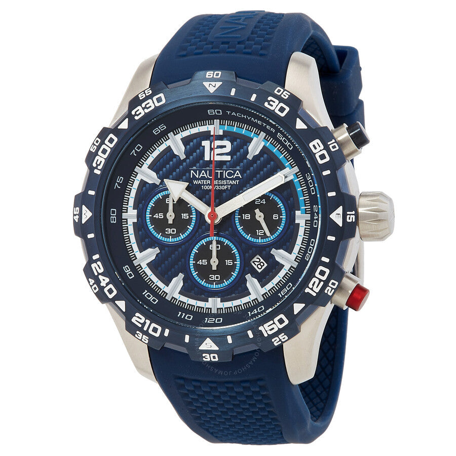 Nautica NST Chronograph Quartz Blue Dial Men's Watch NAPNSS401 - Dawson Watches