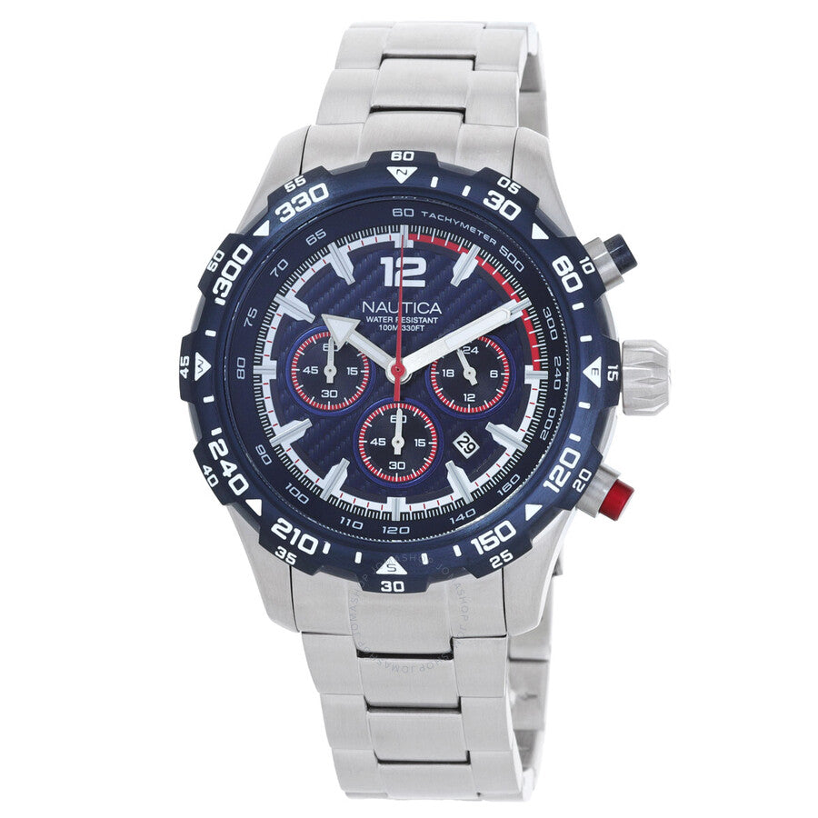 Nautica NST Chronograph Quartz Blue Dial Men's Watch NAPNSS404 - Dawson Watches