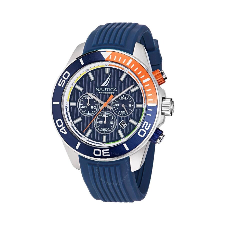Nautica One Chronograph Quartz Blue Dial Men's Watch NAPNOF302 - Dawson Watches