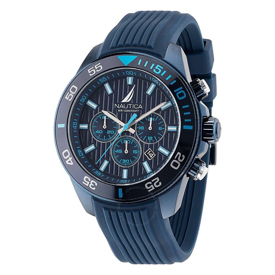 Nautica One Chronograph Quartz Blue Dial Men's Watch NAPNOS303 - Dawson Watches
