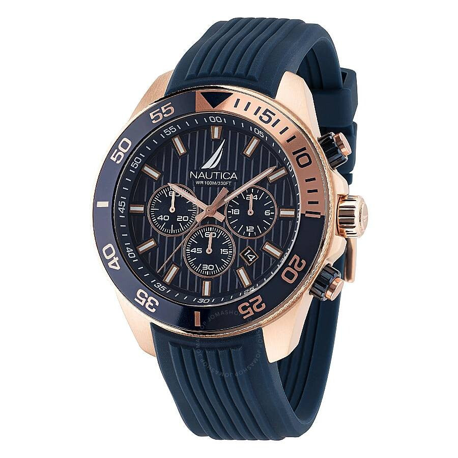 Nautica One Chronograph Quartz Blue Dial Men's Watch NAPNOS305 - Dawson Watches