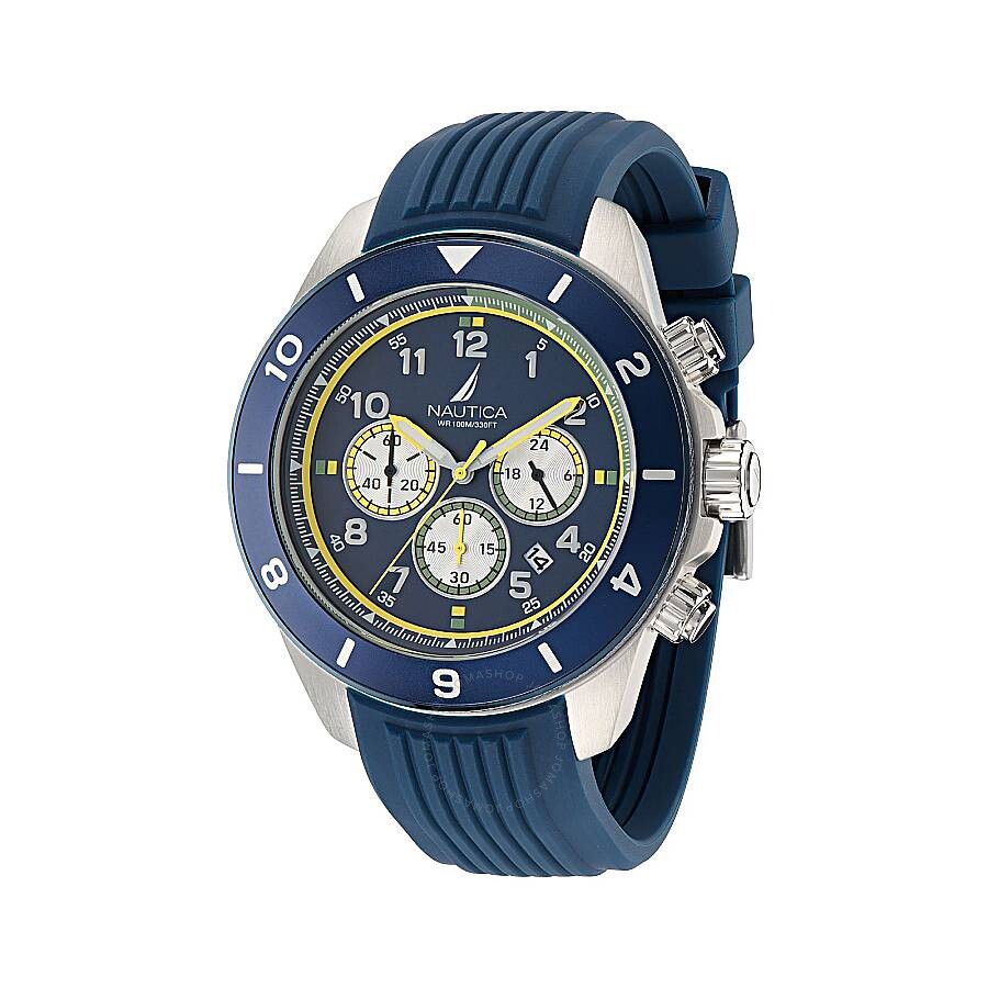 Nautica One Chronograph Quartz Blue Dial Men's Watch NAPNOS402 - Dawson Watches