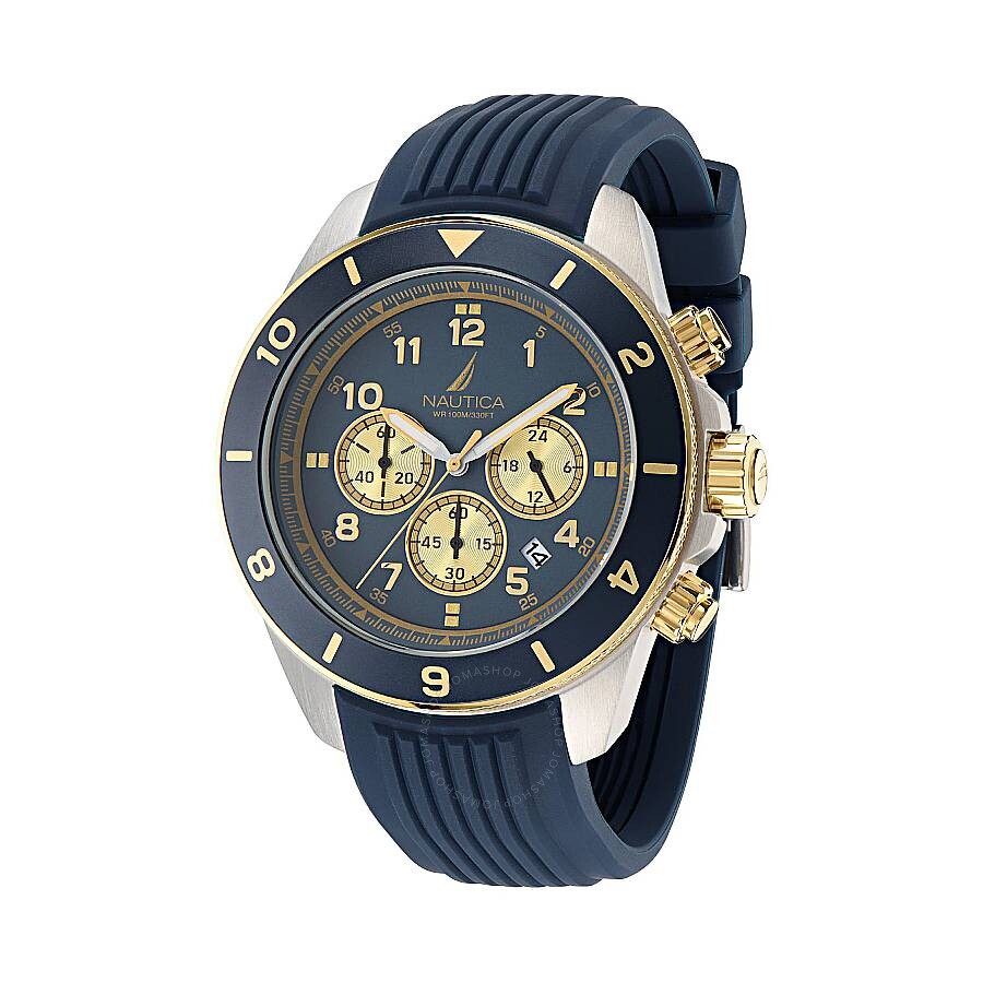 Nautica One Chronograph Quartz Blue Dial Men's Watch NAPNOS404 - Dawson Watches
