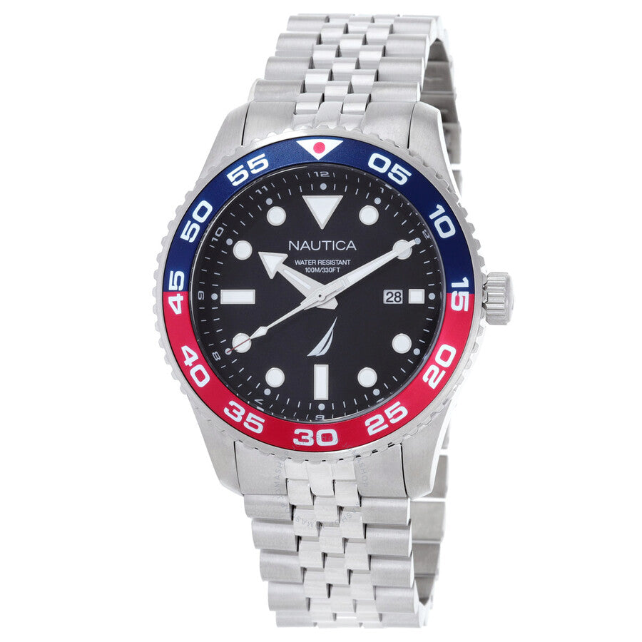Nautica Pacific Beach Quartz Black Dial Men's Watch NAPPBF139 - Dawson Watches