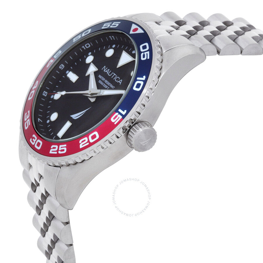 Nautica Pacific Beach Quartz Black Dial Men's Watch NAPPBF139 - Dawson Watches #2