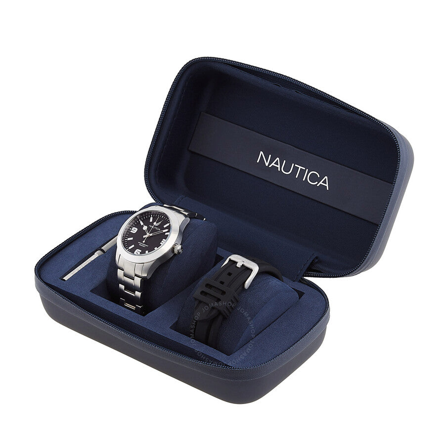Nautica Pacific Beach Quartz Black Dial Men's Watch NAPPBF205 - Dawson Watches #4