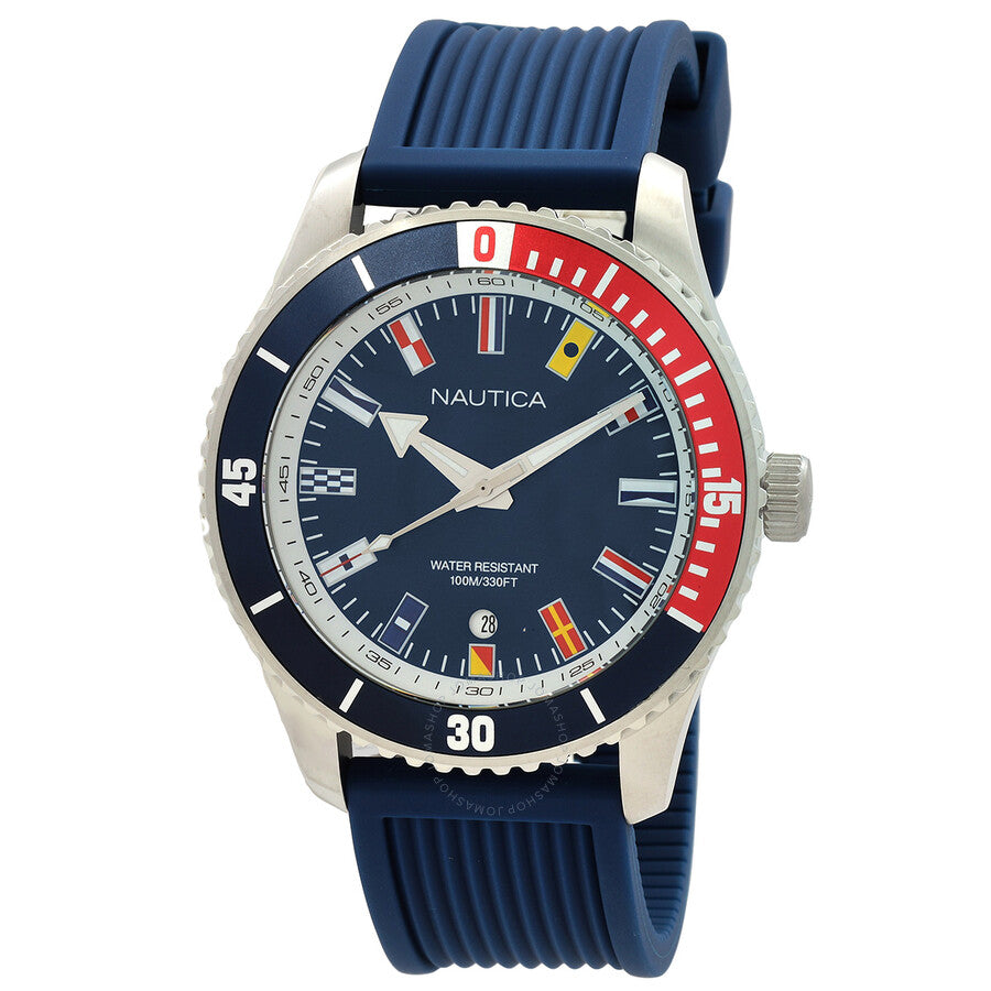 Nautica Pacific Beach Quartz Blue Dial Men's Watch NAPPBS020 - Dawson Watches