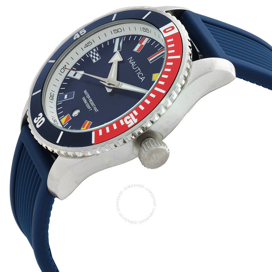 Nautica Pacific Beach Quartz Blue Dial Men's Watch NAPPBS020 - Dawson Watches #2