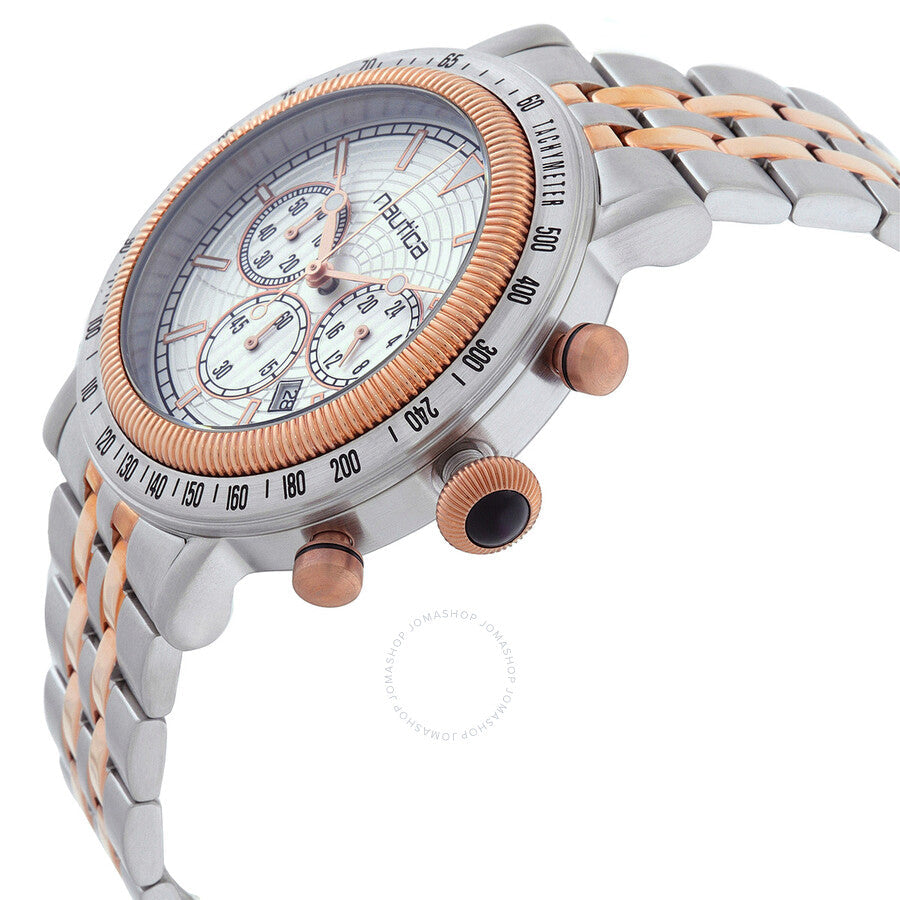 Nautica Spettacolare Chronograph Quartz Silver Dial Men's Watch NAPSPF204 - Dawson Watches #2