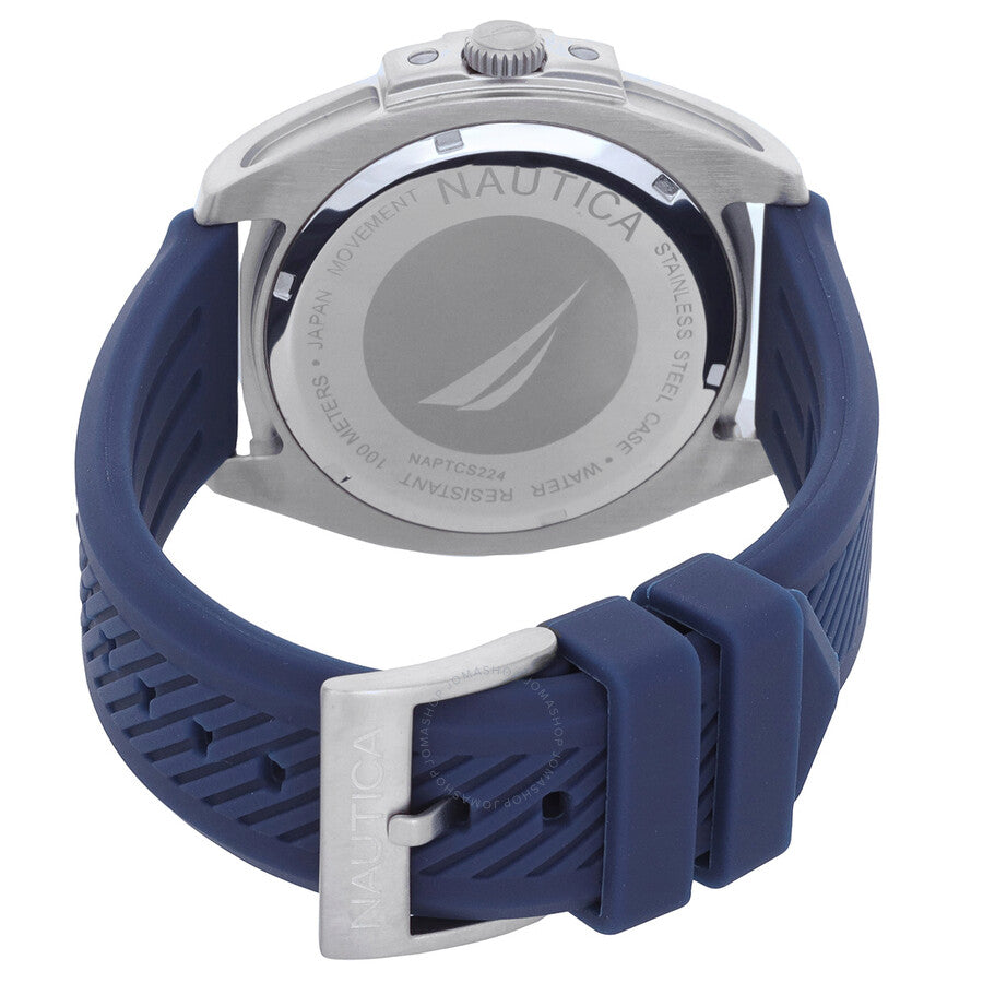 Nautica Tin Can Bay Multifunction Quartz Blue Dial Men's Watch NAPTCS224 - The Watches Men & Co #3