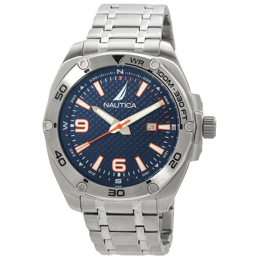 Nautica Tin Can Bay Quartz Blue Dial Men's Watch NAPTCF203 - Dawson Watches