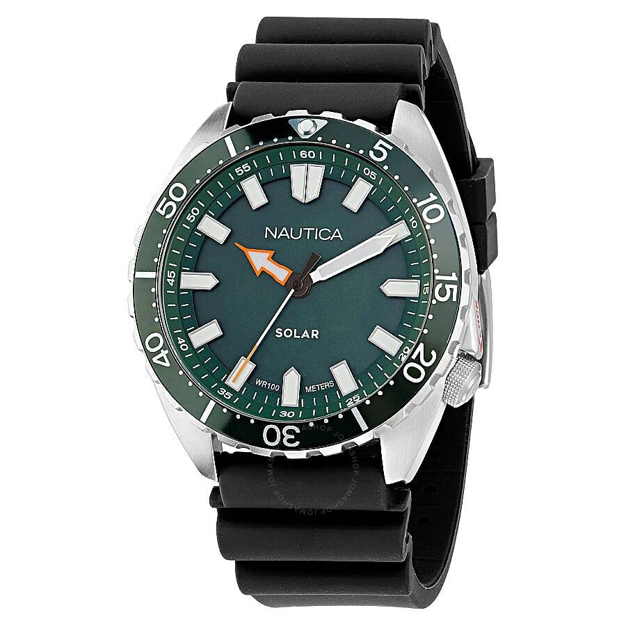 Nautica Vintage Solar Powered Green Dial Men's Watch NAPNVF403 - Dawson Watches