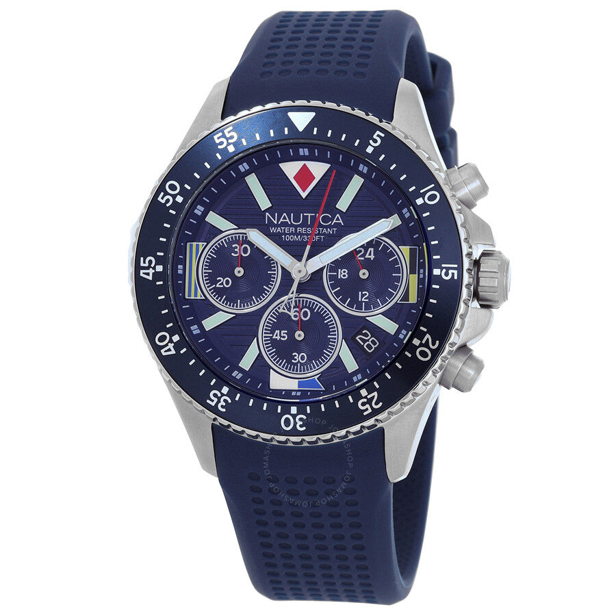 Nautica Westport Chronograph Quartz Blue Dial Men's Watch NAPWPS302 - Dawson Watches