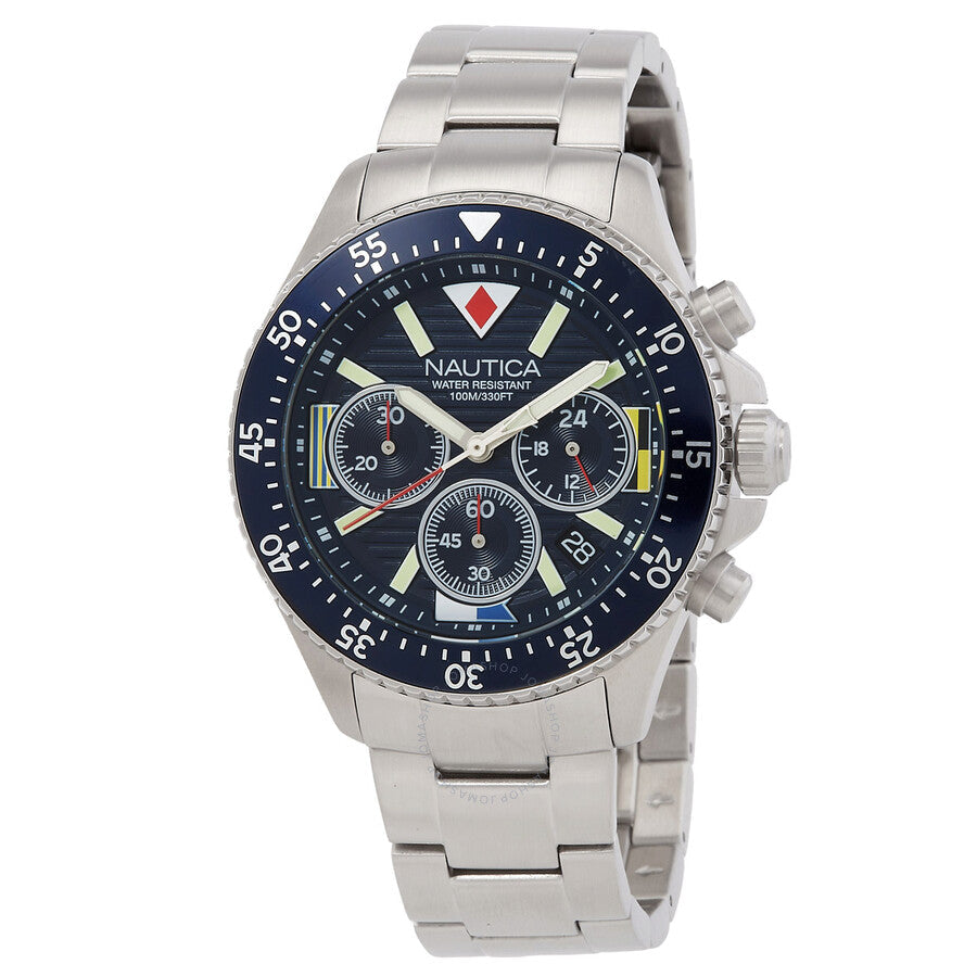 Nautica Westport Chronograph Quartz Blue Dial Men's Watch NAPWPS304 - Dawson Watches