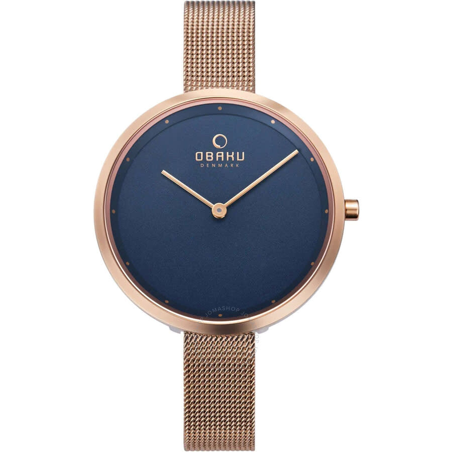 Obaku Classic Quartz Blue Dial Ladies Watch V227LXVLMV - Dawson Watches