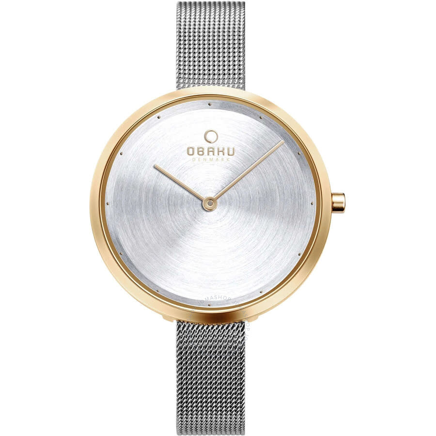 Obaku Classic Quartz Silver Dial Ladies Watch V227LXGIMC - Dawson Watches