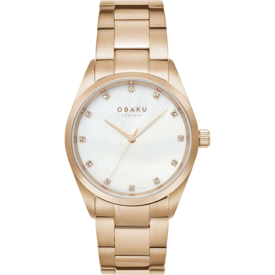 Obaku Classic Quartz White Dial Ladies Watch V263LXVWSV - Dawson Watches