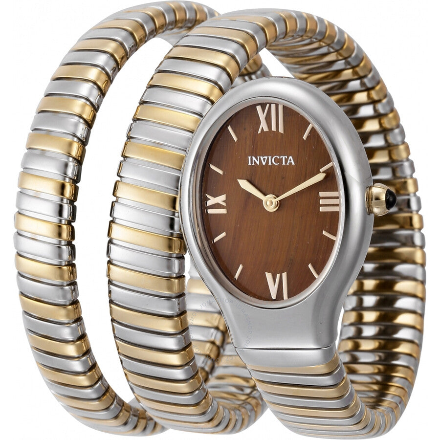 Open Box - Invicta Mayamar Quartz Brown Dial Ladies Watch 44980 - Dawson Watches