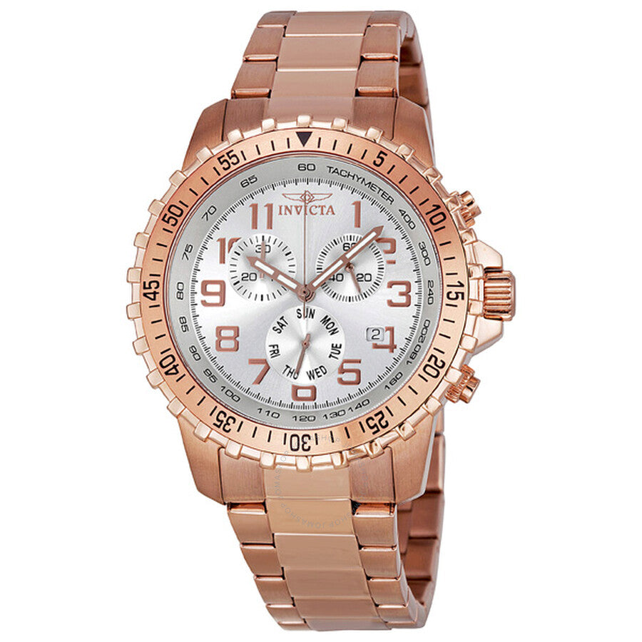 Open Box - Invicta Specialty Pilot Chronograph Silver Dial Unisex Watch 11368 - Dawson Watches