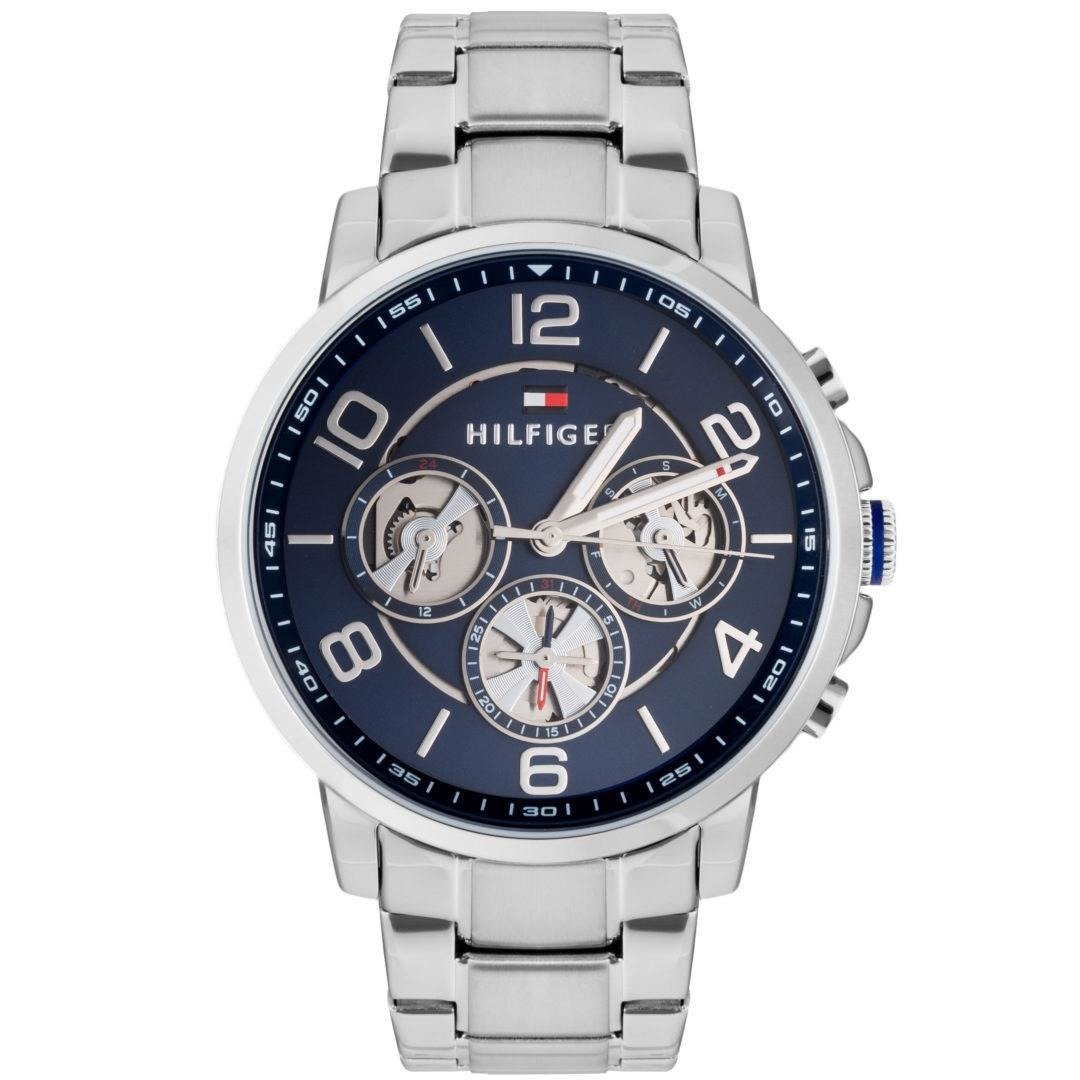 Tommy Hilfiger Blue Dial Silver Men's Watch 1791293