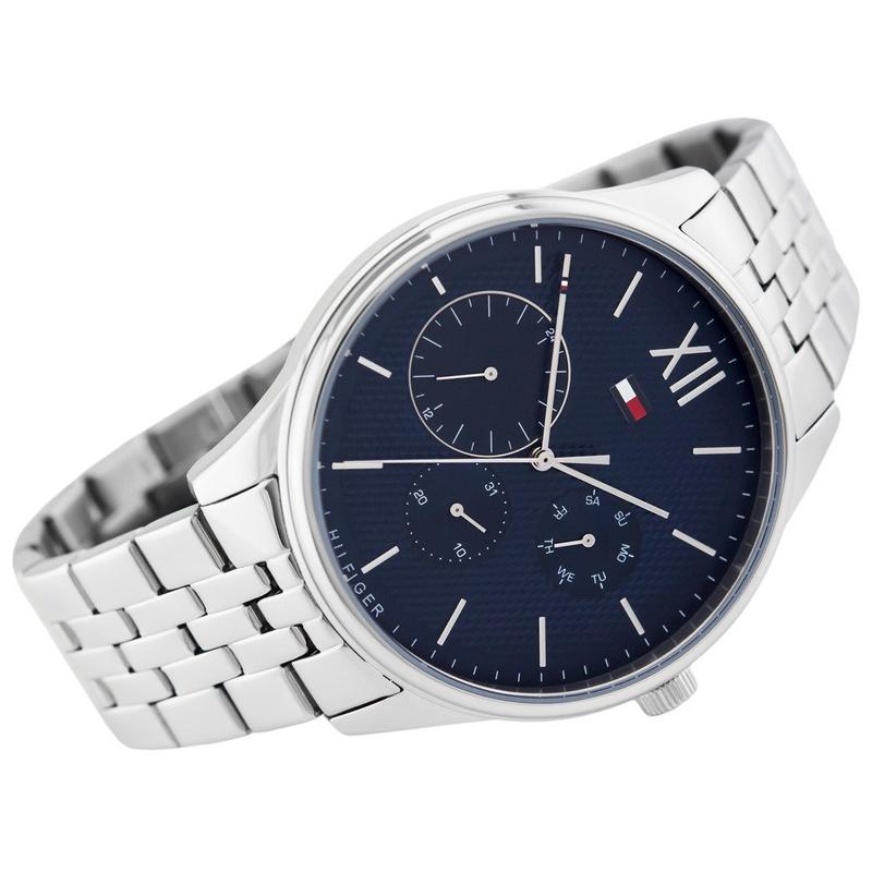 Tommy Hilfiger Blue Dial Silver Men's Watch 1791416