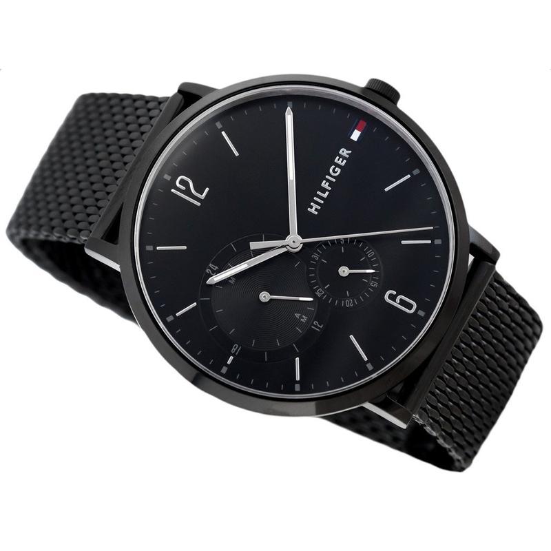 Tommy Hilfiger All Black Mesh Men's Watch 1791507