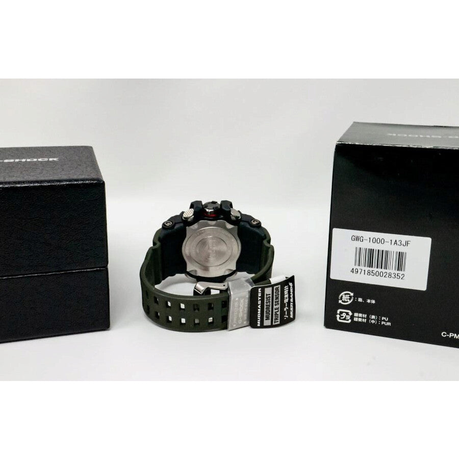 Pre-owned Casio G-Shock Mudmaster Perpetual Alarm World Time Chronograph Black Dial Men's Watch GWG1000-1A3 - Dawson Watches #4