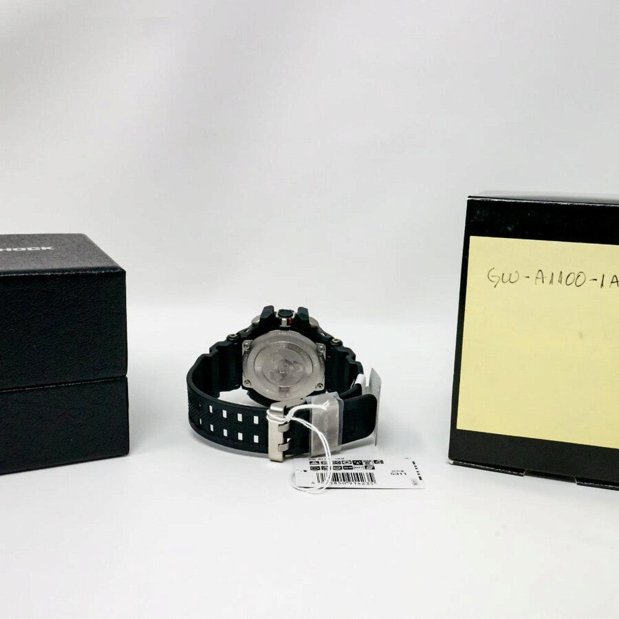 Pre-owned Casio G-shock Perpetual Alarm World Time Chronograph Black Dial Men's Watch GW-A1100-1AJF - Dawson Watches #4