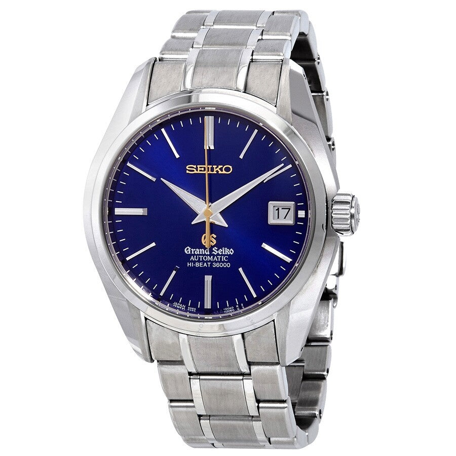 Pre-owned Seiko Grand Seiko Automatic Blue Dial Men's Watch SBGH051 - Dawson Watches