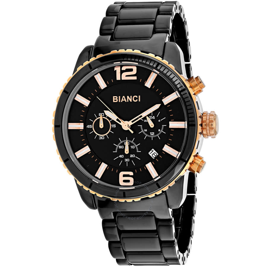 Roberto Bianci Amadeo Chronograph Quartz Black Dial Men's Watch RB58751 - Dawson Watches