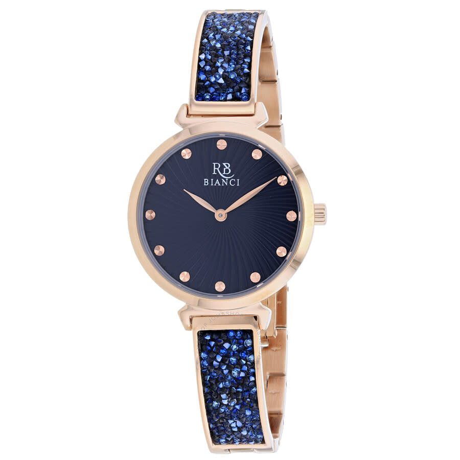 Roberto Bianci Brillare Quartz Blue Dial Ladies Watch RB0206 - Dawson Watches