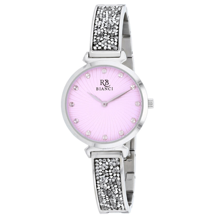 Roberto Bianci Brillare Quartz Pink Dial Ladies Watch RB0201 - Dawson Watches