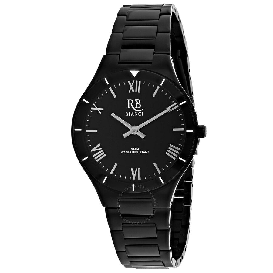 Roberto Bianci Eterno Quartz Black Dial Ladies Watch RB0410 - The Watches Men & Co