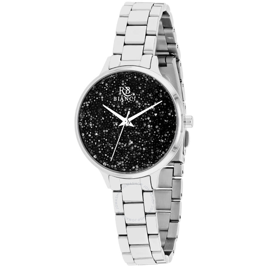 Roberto Bianci Gemma Quartz Black Dial Ladies Watch RB0248 - Dawson Watches