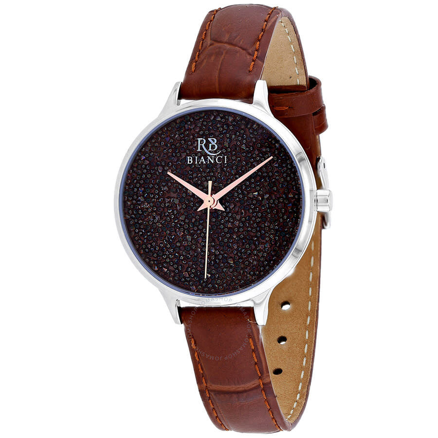 Roberto Bianci Gemma Quartz Brown Dial Ladies Watch RB0240 - Dawson Watches