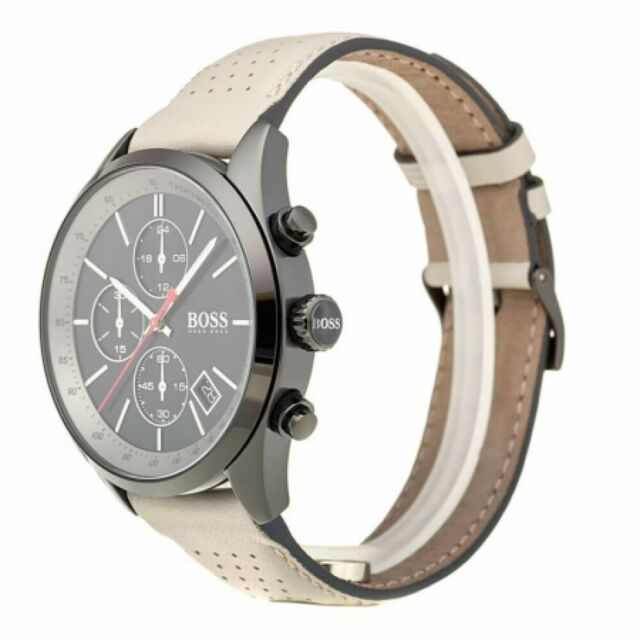 Hugo Boss Grand Prix Chronograph Black Dial Men's Watch 1513562 Water resistance: 30 meters Movement: Quartz