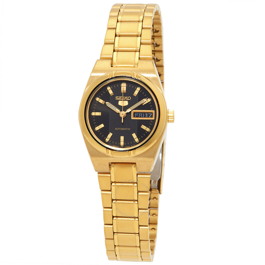 Seiko 5 Automatic Black Dial Ladies Watch SYM602K1 - Dawson Watches
