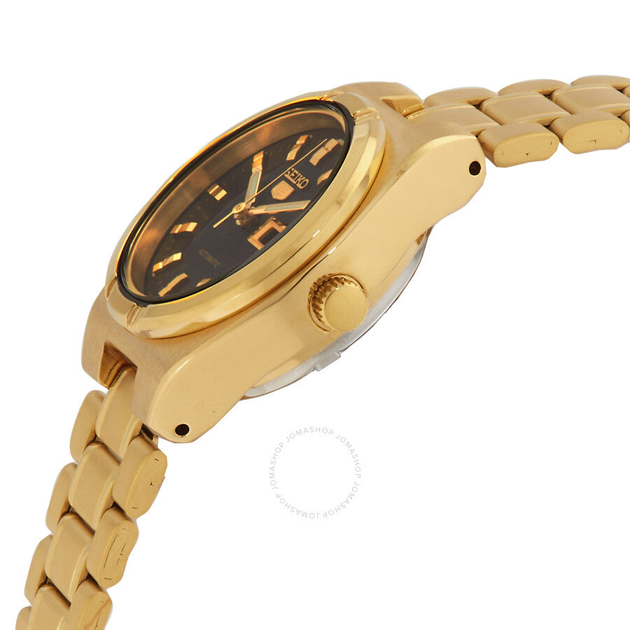 Seiko 5 Automatic Black Dial Ladies Watch SYM602K1 - Dawson Watches #2