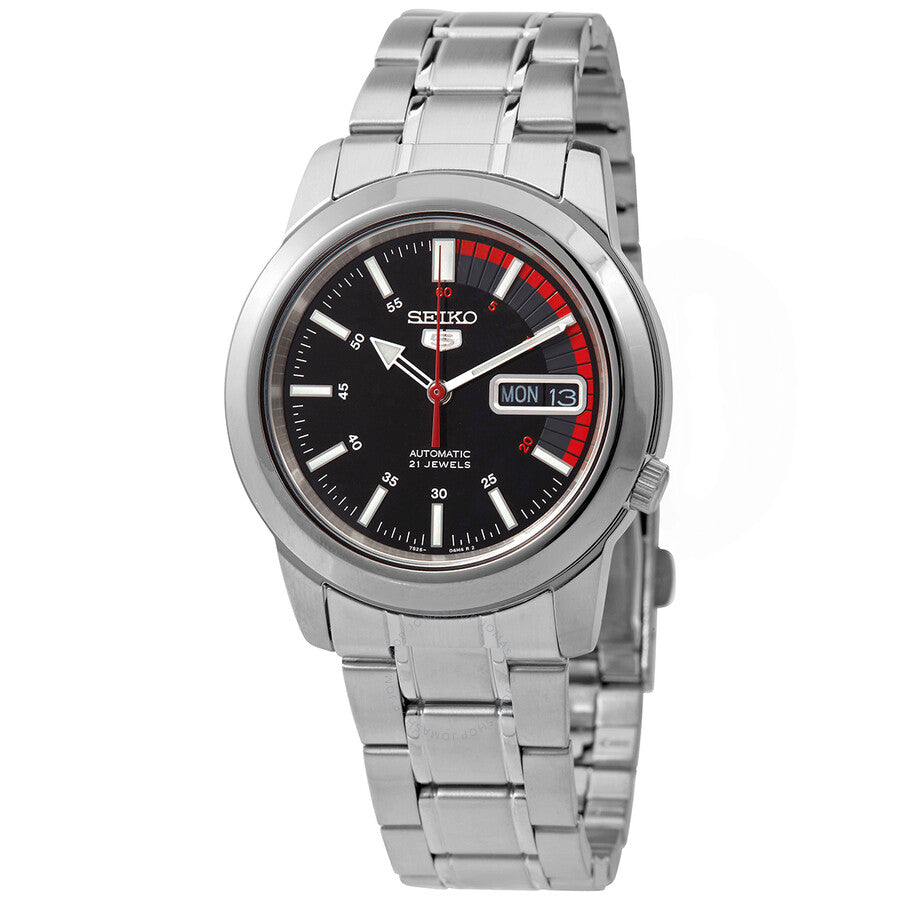 Seiko 5 Automatic Black Dial Men's Watch SNKK31K1 - Dawson Watches